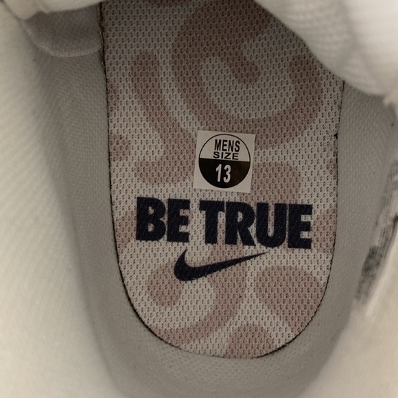 Nike Be True Terminator white and pink , one charm included, size 13 - Picture 9 of 9